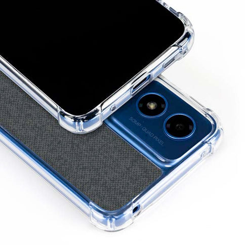 Black and Grey Stripes Moto G 5G (2024) Clear Case